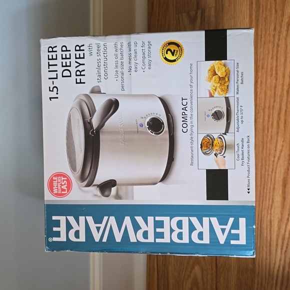 Farberware Kitchen 5 Liter Deep Fryer Faberware New In Box Poshmark